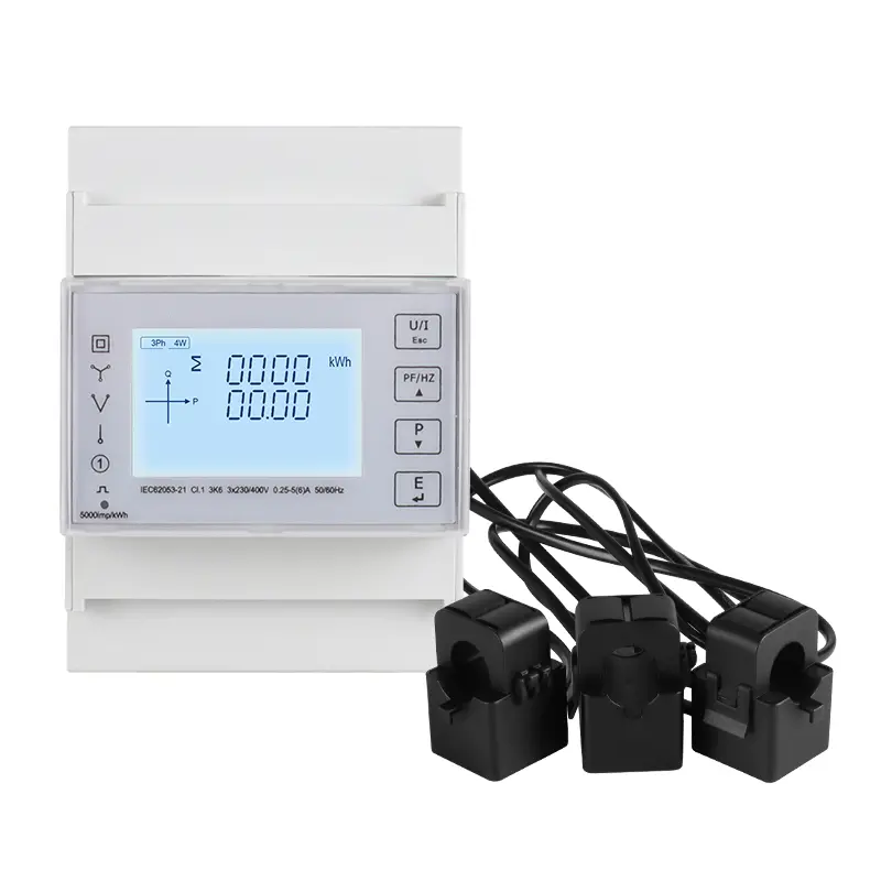 3p 4W Precision Precision Pomiar Din Rail Energy Smart Miernik