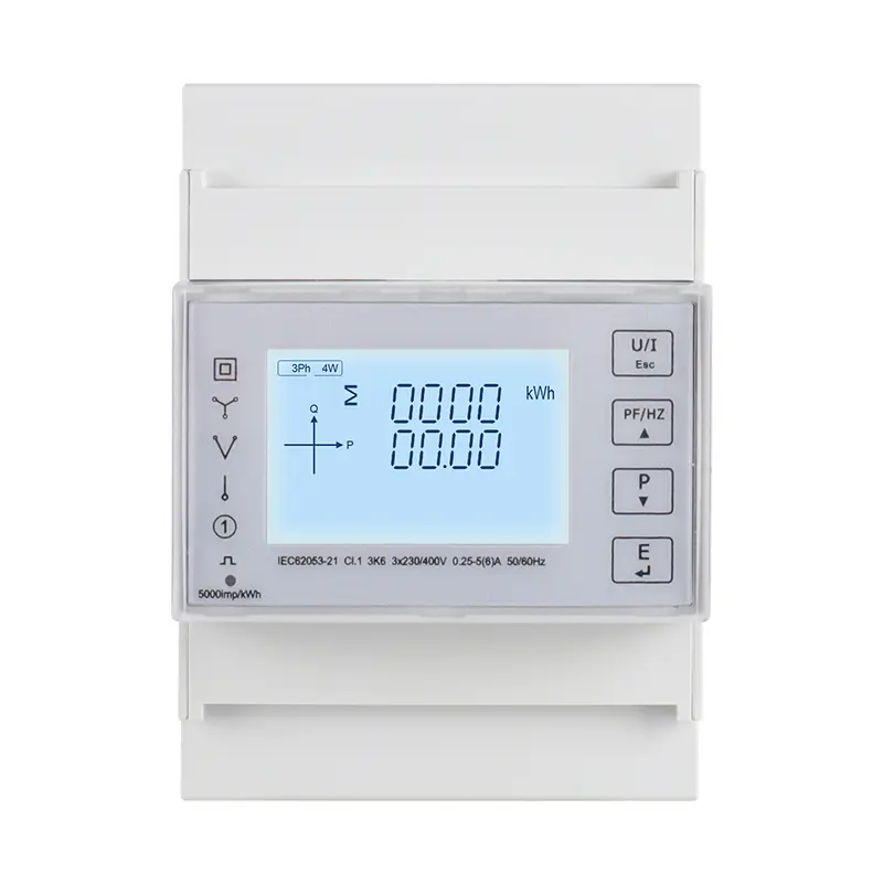 Trzyfazowe cztery przewodowe szyna wielofunkcyjna Energia Energia Smart Miernik
